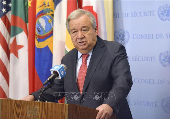 Tổng thư ký Liên hợp quốc (LHQ) Antonio Guterres. Ảnh: Kyodo/TTXVN