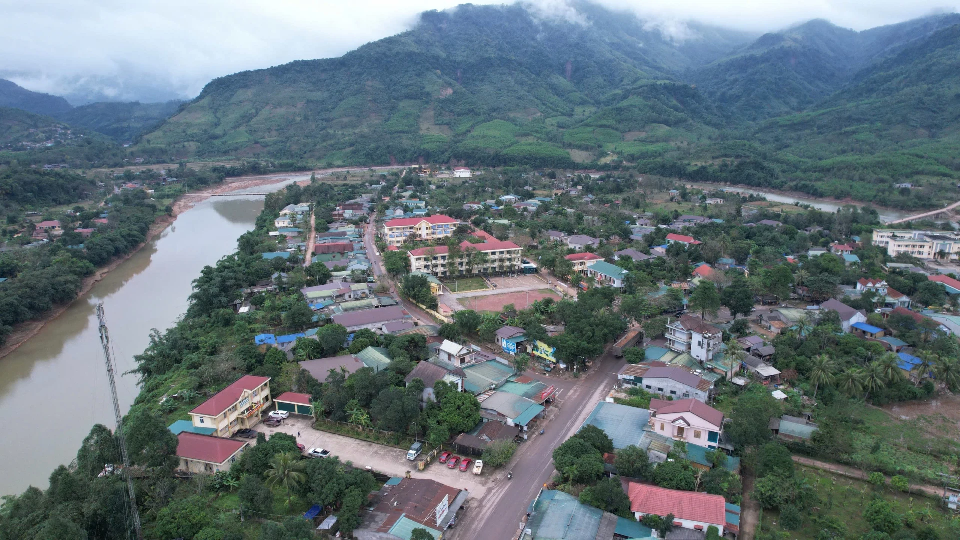 Một góc xã Tà Rụt - Ảnh: H.N