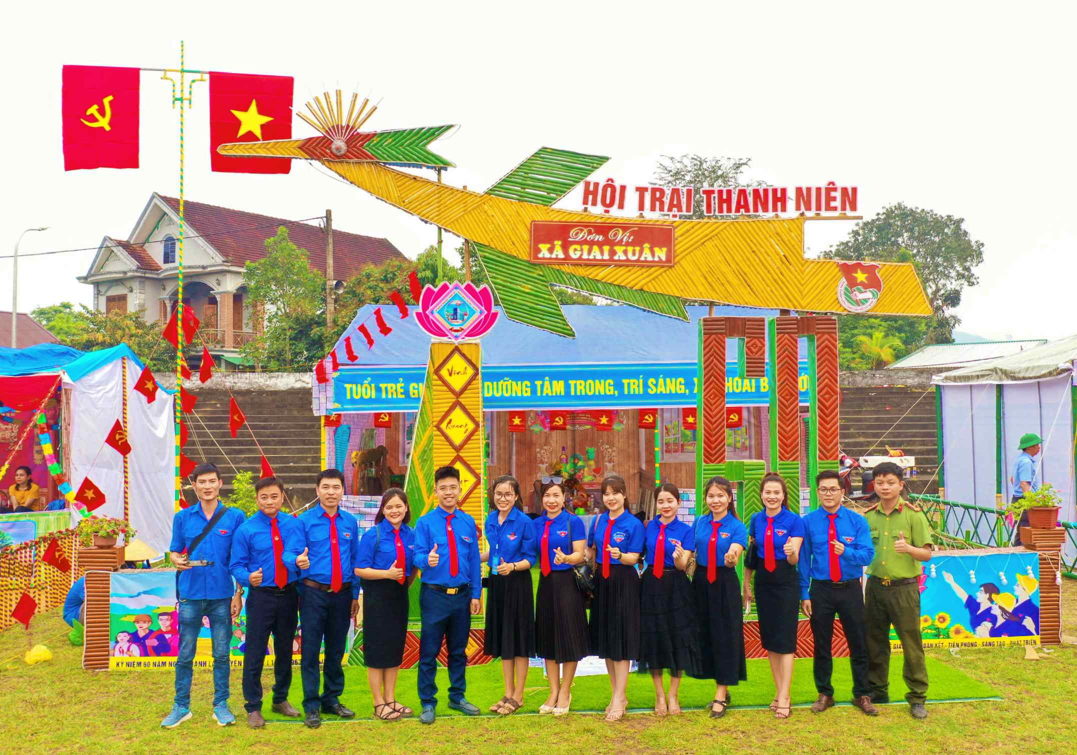 Tuổi trẻ Tân Kỳ, Vĩnh Linh có nhiều hoạt động giao lưu, học tập kinh nghiệm, thắt chặt tình quê - Ảnh: Q.H