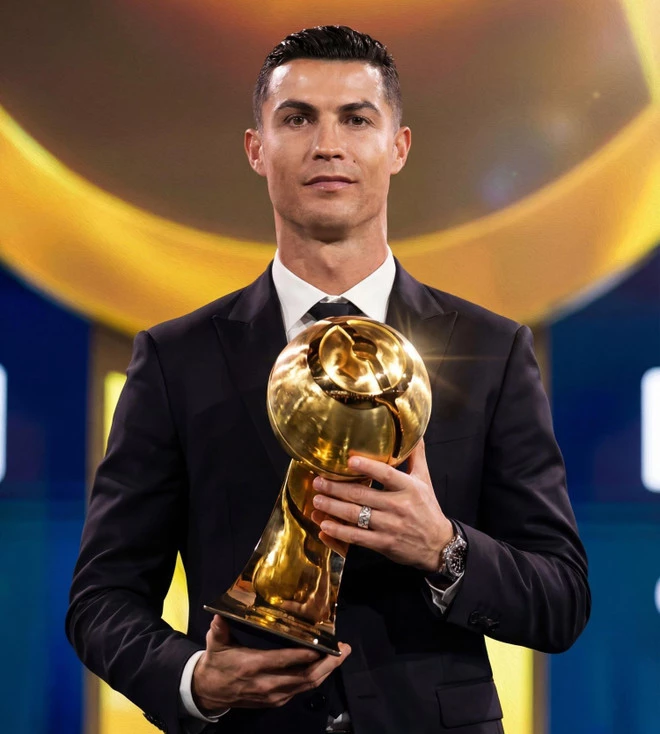 Cristiano Ronaldo giành giải thưởng Cầu thủ hay nhất Trung Đông 2025.