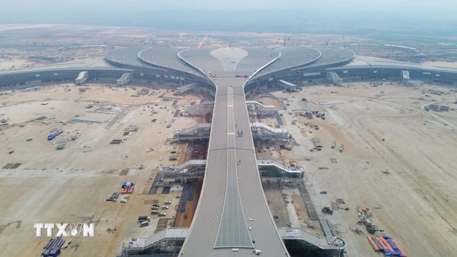 Nhà ga hành khách sân bay Long Thành. (Ảnh: Công Phong/TTXVN)