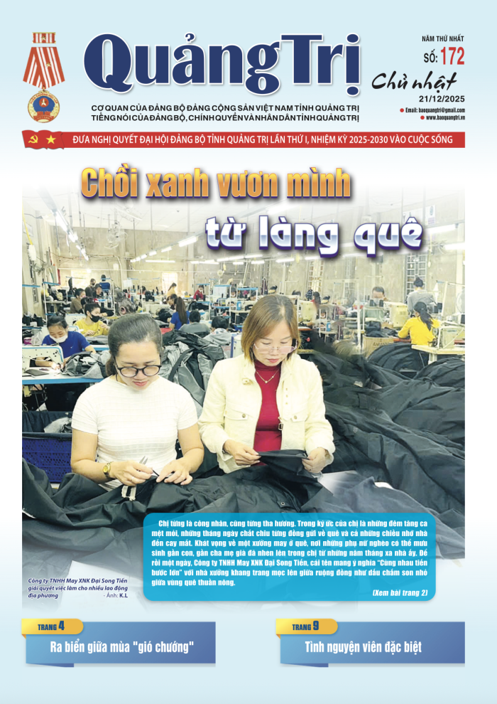 Báo Quảng Trị số 172 - Ngày 21-12-2025