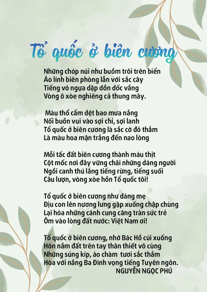 Tổ quốc ở biên cương