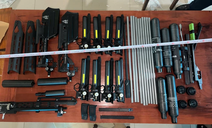 Phát hiện vụ vận chuyển trái phép linh kiện lắp ráp súng