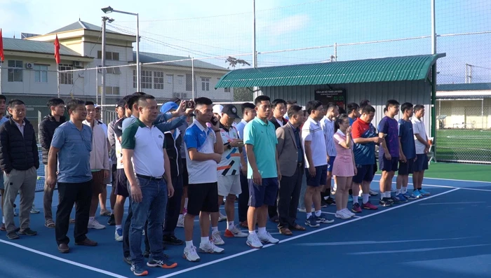 Giao lưu Tennis - Pickleball “Biên cương bình yên - Tương lai tươi đẹp”