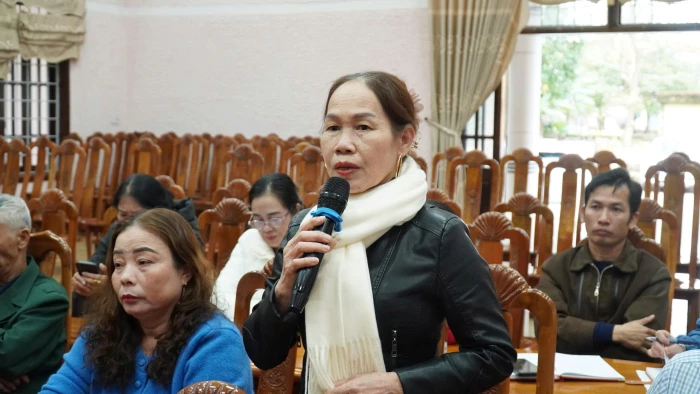 Đại biểu HĐND tỉnh tiếp xúc cử tri tại xã Cam Lộ