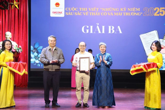 Quảng Trị đoạt 2 giải tại cuộc thi viết 'Những kỷ niệm sâu sắc về thầy cô và mái trường'