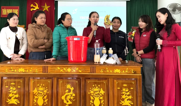 Phát huy vai trò của phụ nữ trong công tác bảo vệ môi trường