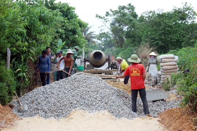 Nghĩa Ninh: Sắp chạm đích nông thôn mới