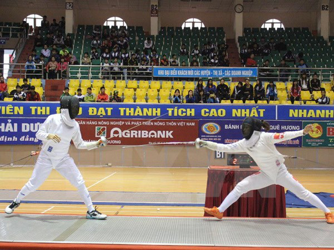 Hà Nội đứng đầu giải vô địch đấu kiếm toàn quốc năm 2015