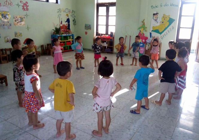 Quảng Trạch: Thiếu phòng học mầm non bài toán khó