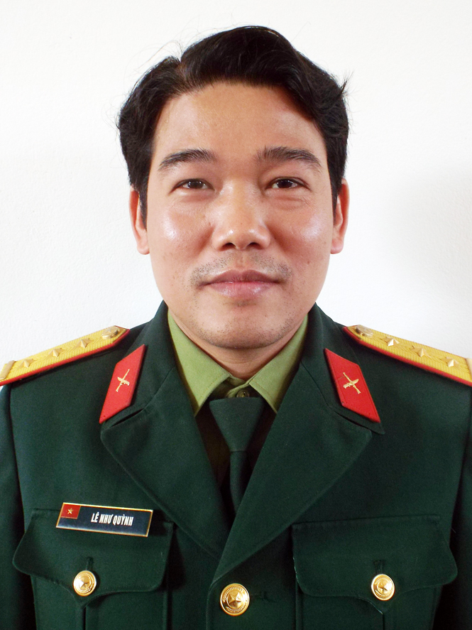 Người sỹ quan trẻ tận tụy với công việc