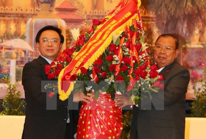 Lãnh đạo Đảng, Nhà nước Lào tiếp Đặc phái viên Tổng Bí thư