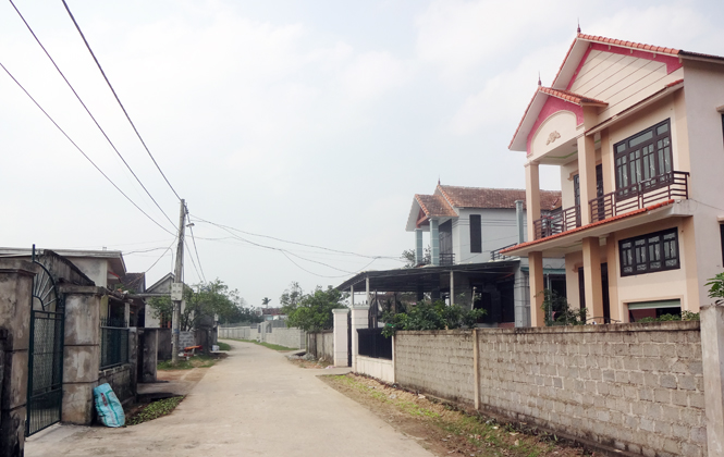 Đổi thay ở một khu dân cư