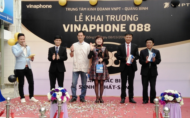Khai trương đầu số di động Vinaphone 088 tại Quảng Bình