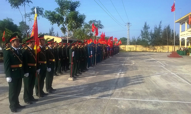 Lực lượng vũ trang huyện Quảng Trạch: Thi đua thực hiện thắng lợi nhiệm vụ năm 2016