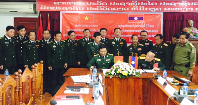 BĐBP Quảng Bình-Bộ Chỉ huy Quân sự tỉnh Savannakhet: Quyết tâm xây dựng biên giới ngày càng ổn định và phát triển