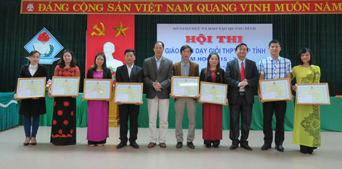 131 giáo viên đạt danh hiệu Giáo viên dạy giỏi THPT cấp tỉnh