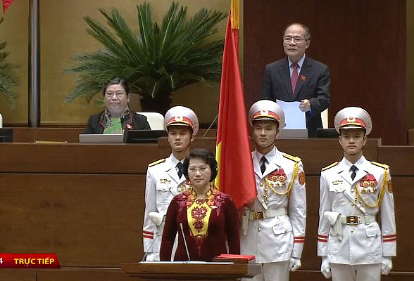Chủ tịch Quốc hội Nguyễn Thị Kim Ngân tuyên thệ nhậm chức