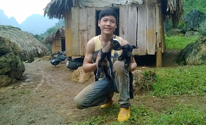 Một thanh niên làm theo lời Bác