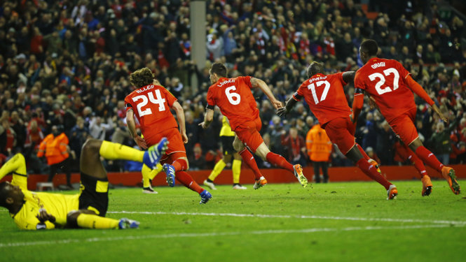 "Đây là trận đấu hay nhất năm của Liverpool"