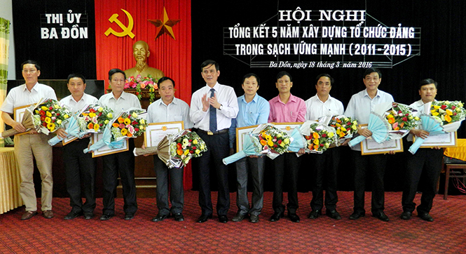 Thị xã Ba Đồn: Tăng cường dân chủ trong Đảng