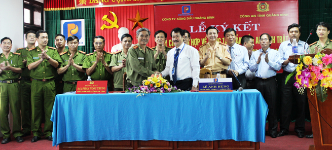 Công ty Xăng dầu Quảng Bình: Triển khai nhiệm vụ công tác bảo vệ an ninh trật tự năm 2016