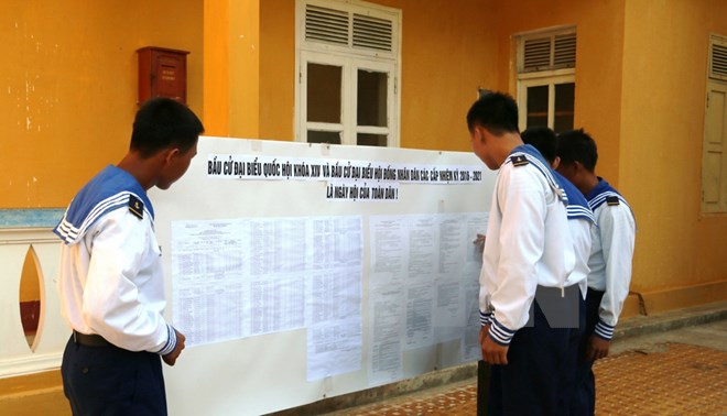 Huyện đảo Trường Sa chuẩn bị chu đáo đón ngày hội bầu cử