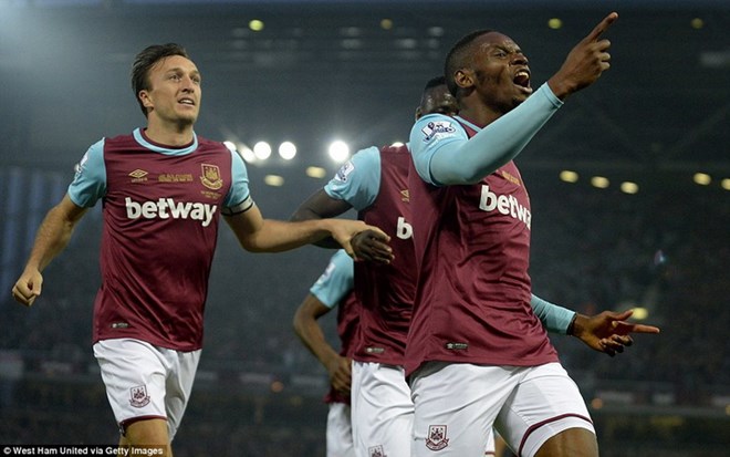 West Ham hạ gục Man United sau màn rượt đuổi tỷ số kịch tính