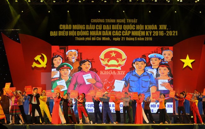 Chương trình nghệ thuật "Ngày hội non sông" chào mừng ngày bầu cử