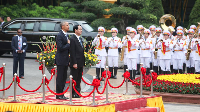 Lễ đón chính thức Tổng thống Hoa Kỳ Barack Obama tại Hà Nội