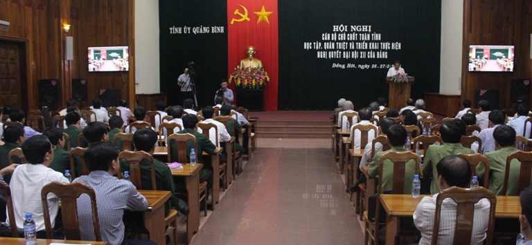 Bế mạc Hội nghị học tập, quán triệt và triển khai thực hiện Nghị quyết Đại hội XII của Đảng