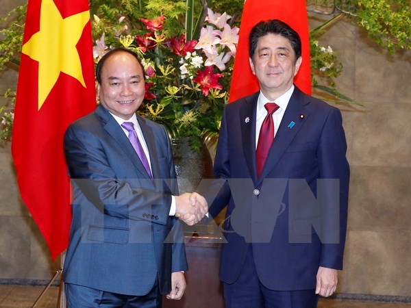 Thủ tướng Nguyễn Xuân Phúc hội đàm với Thủ tướng Nhật Bản Shinzo Abe