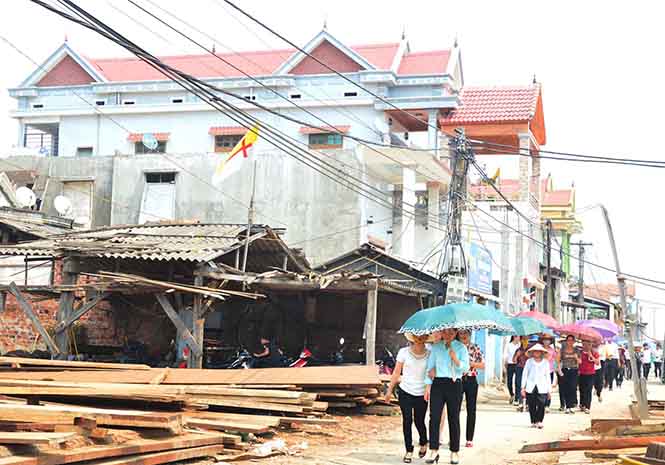 Xây dựng nông thôn mới ở Quảng Văn