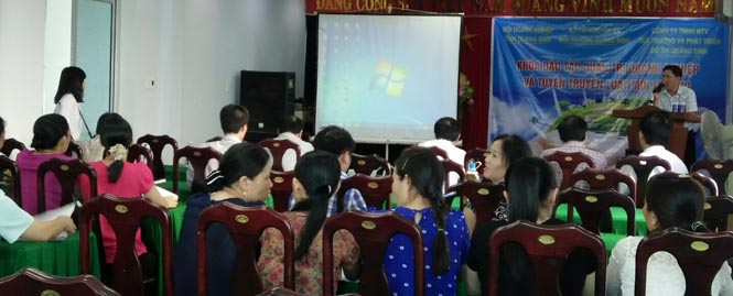 Tập huấn quản trị doanh nghiệp và truyền thông luật môi trường