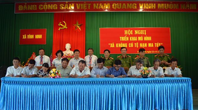 Triển khai mô hình điểm "Xã không có tệ nạn ma túy"