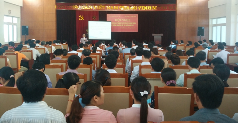 Hội nghị triển khai lập kế hoạch phát triển kinh tế-xã hội xã, huyện năm 2017 theo quy trình MoSEDP