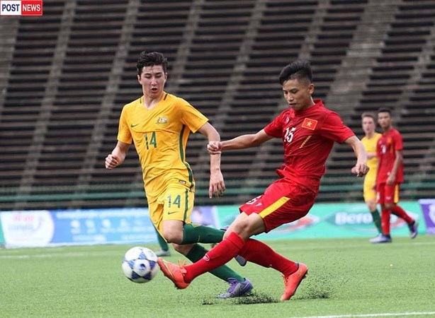 U16 Việt Nam giành chiến thắng đậm trước đội U16 Australia