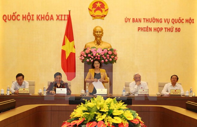 Thông báo Phiên họp thứ 50 của Ủy ban thường vụ quốc hội Khóa XIII