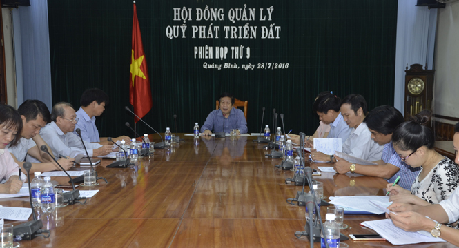 Hội đồng quản lý Quỹ phát triển đất tỉnh: Phấn đấu thu đạt 910 tỷ đồng tiền sử dụng đất