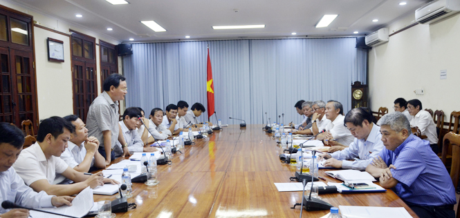 UBND tỉnh làm việc với Đoàn công tác Ủy ban Khoa học, Công nghệ và Môi trường của Quốc hội