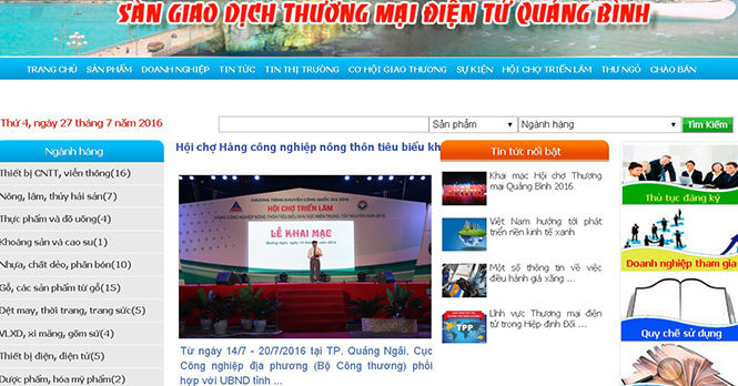 Trầm lắng… thương mại điện tử