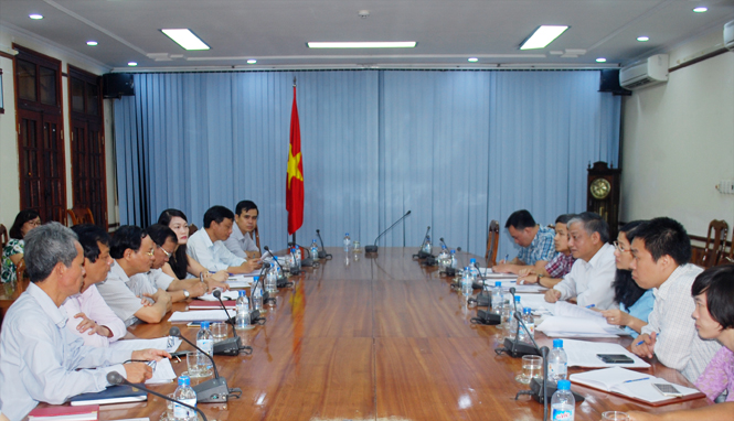 Đoàn công tác Bộ Lao động-Thương binh và Xã hội làm việc tại tỉnh ta