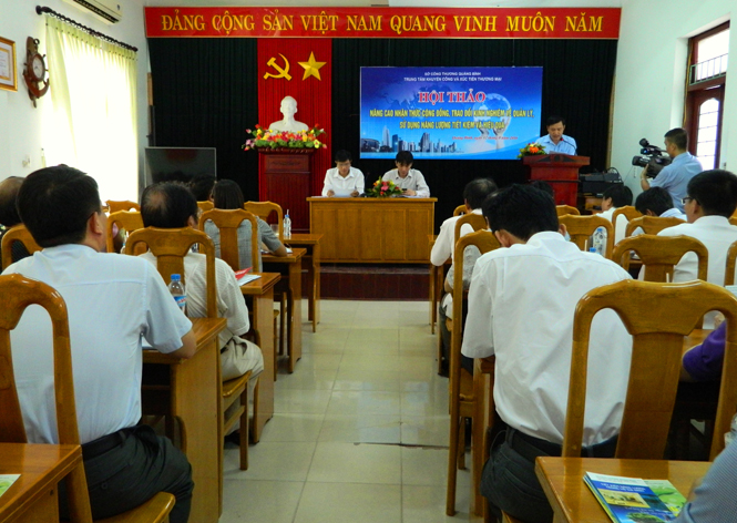 Hội thảo khoa học trao đổi kinh nghiệm về sử dụng năng lượng tiết kiệm và hiệu quả