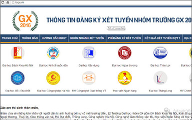 Nhóm GX chính thức công bố điểm chuẩn xét tuyển đại học năm 2016