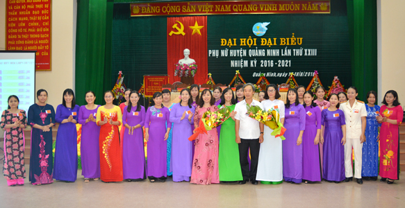 Đại hội đại biểu Hội LHPN huyện Quảng Ninh lần thứ XXIII, nhiệm kỳ 2016-2021