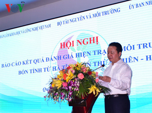 Công bố thông tin về hiện trạng môi trường biển 4 tỉnh miền Trung