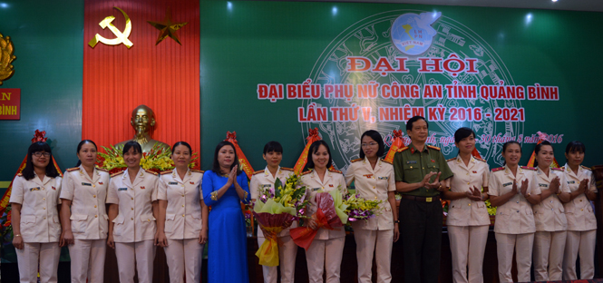 Hội LHPN Công an tỉnh và huyện Tuyên Hóa: Tổ chức Đại hội nhiệm kỳ 2016-2021