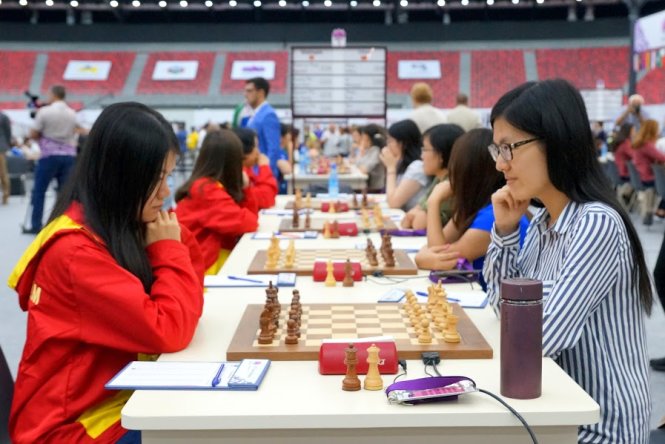 ​Tuyển nữ VN cầm hòa Trung Quốc tại Olympiad 2016