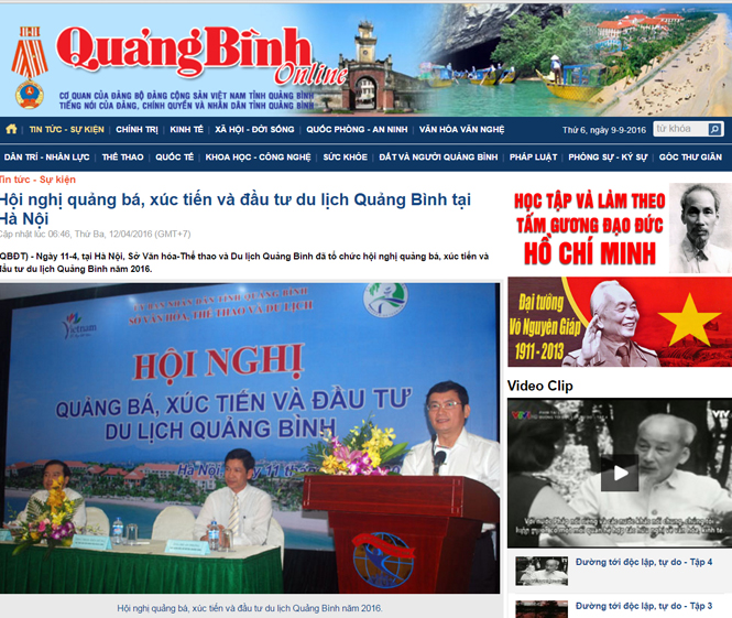 Xây dựng thương hiệu du lịch qua hệ thống website quảng bá: Góc nhìn sau sự cố môi trường biển
